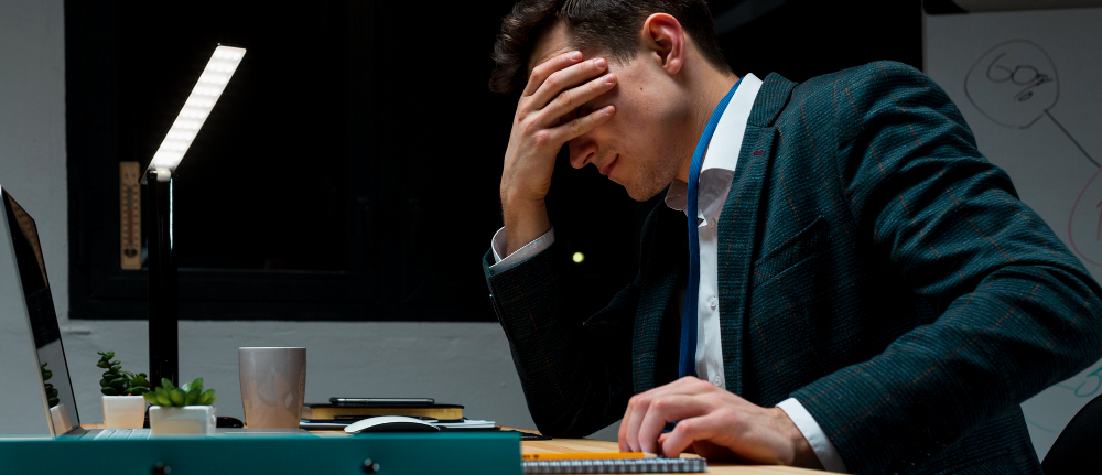 portrait-adult-male-working-from-home-night